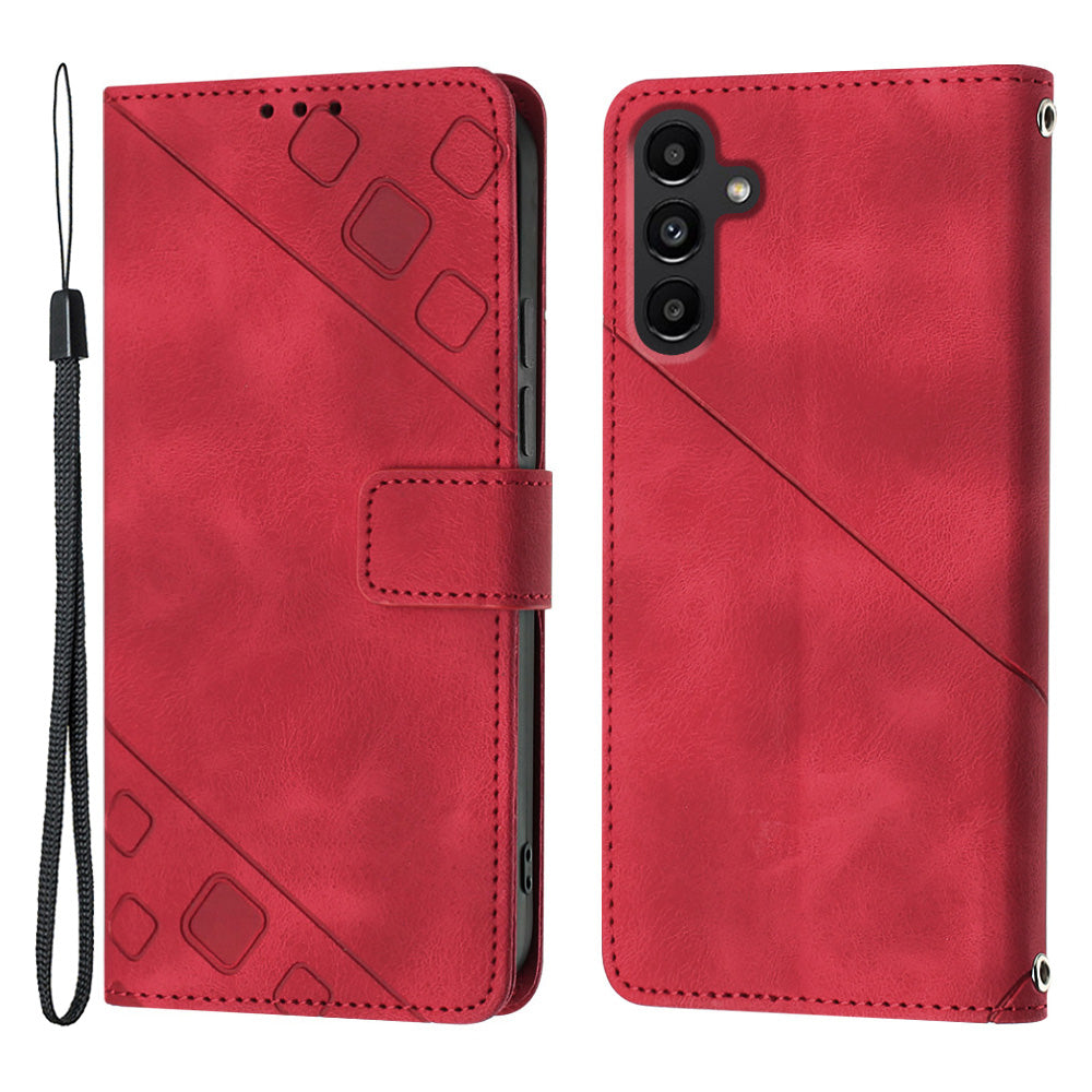 PT005 YB Imprinting Series-6 Phone Case for Samsung Galaxy A13 5G PU Leather Wallet Stand Cover PT005 YB Imprinting Series-6 Phone Case for Samsung Galaxy A13 5G PU Leather Wallet Stand Cover